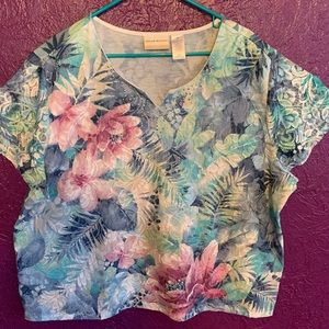 Alfred Dunner Floral Top 3x